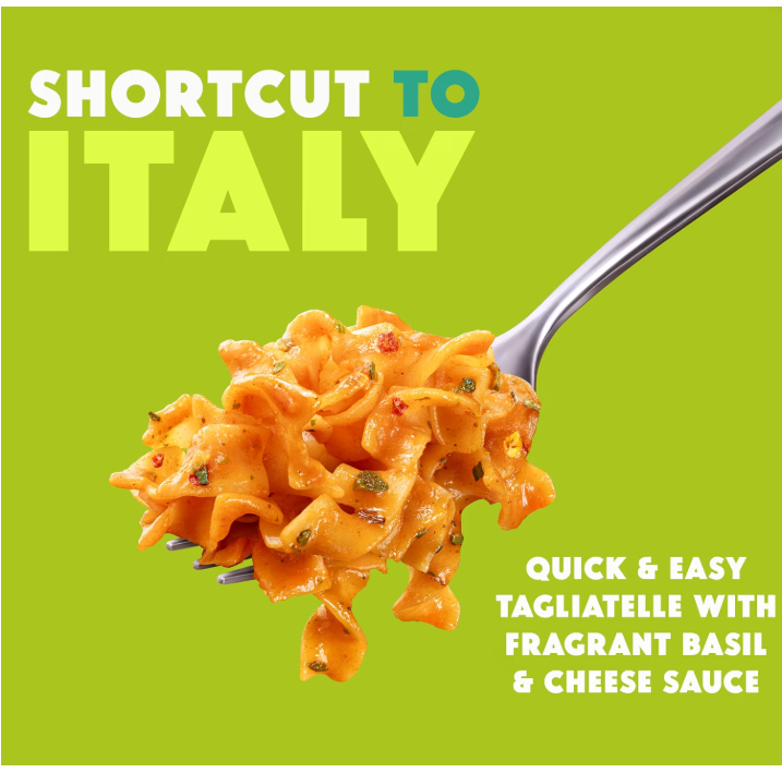 Sacla Italian Instant Pasta Pot Creamy Truffle Flavour 8 x 80g